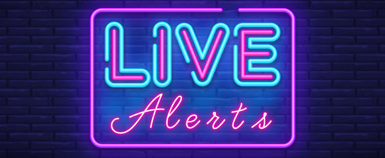 live alerts